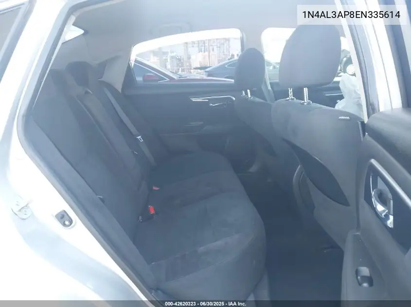2014 Nissan Altima 2.5/S/Sv/Sl VIN: 1N4AL3AP8EN335614 Lot: 42620323