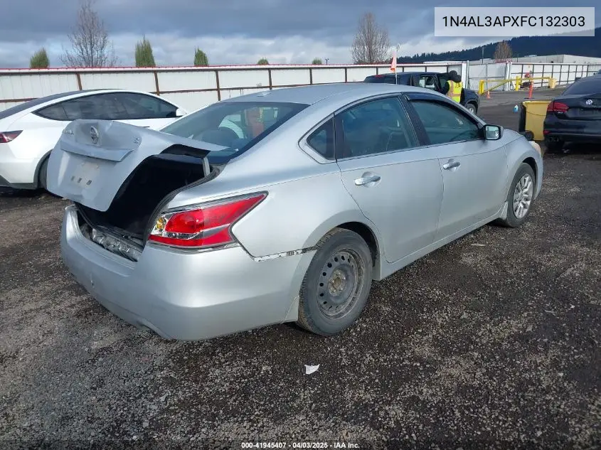 2015 Nissan Altima 2.5 S VIN: 1N4AL3APXFC132303 Lot: 41945407