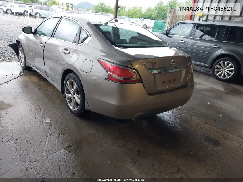 2015 Nissan Altima 2.5 Sl VIN: 1N4AL3AP1FC456210 Lot: 42248033