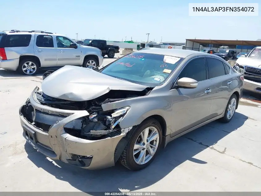 2015 Nissan Altima 2.5 Sl VIN: 1N4AL3AP3FN354072 Lot: 42254235