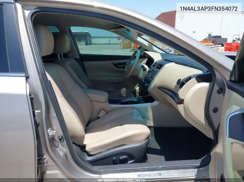 2015 Nissan Altima 2.5 Sl VIN: 1N4AL3AP3FN354072 Lot: 42254235
