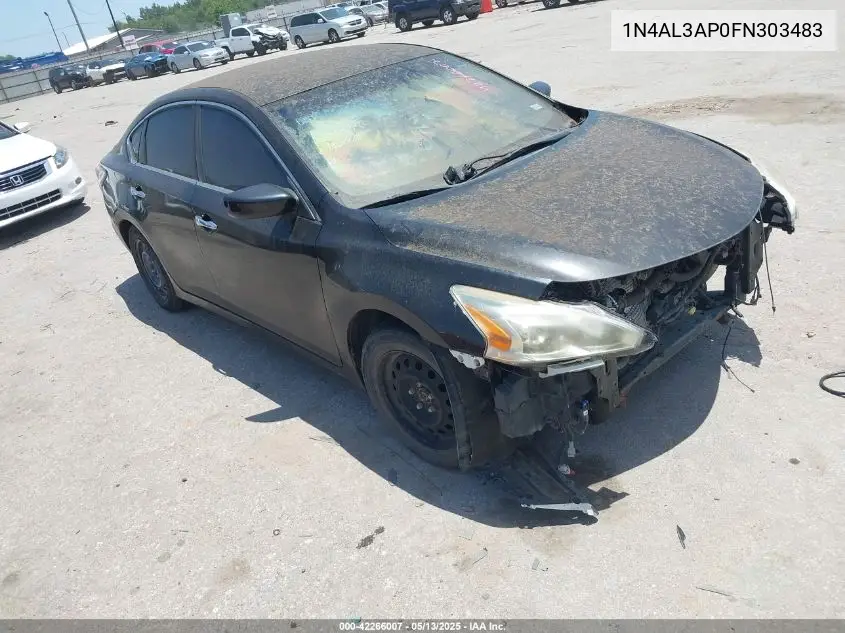 2015 Nissan Altima 2.5/2.5 S/2.5 Sl/2.5 Sv VIN: 1N4AL3AP0FN303483 Lot: 42266007