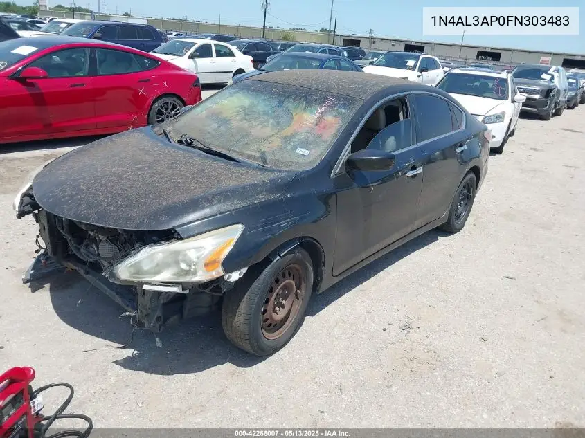 2015 Nissan Altima 2.5/2.5 S/2.5 Sl/2.5 Sv VIN: 1N4AL3AP0FN303483 Lot: 42266007