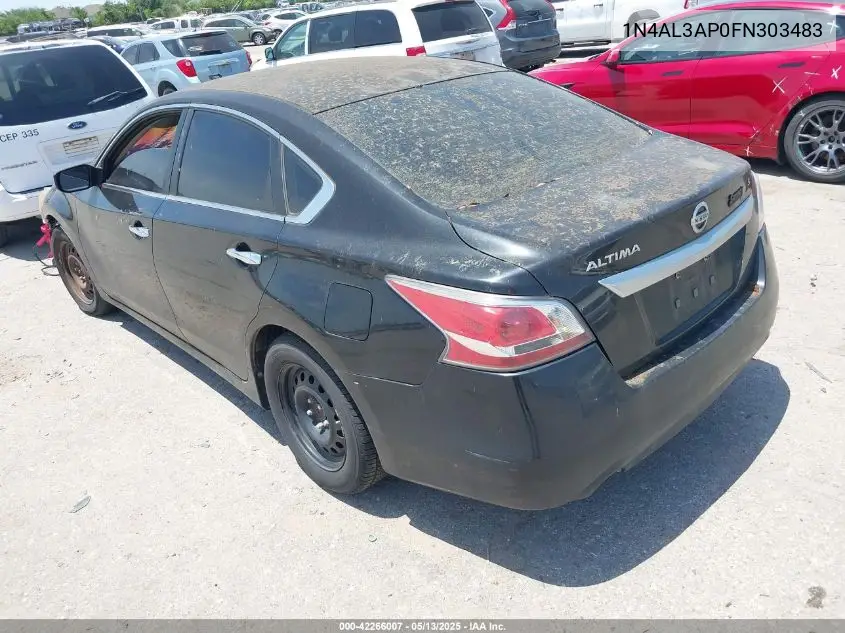 2015 Nissan Altima 2.5/2.5 S/2.5 Sl/2.5 Sv VIN: 1N4AL3AP0FN303483 Lot: 42266007