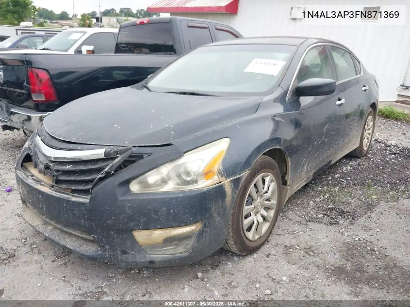 2015 Nissan Altima 2.5 S VIN: 1N4AL3AP3FN871369 Lot: 42611307