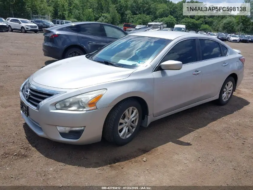 2015 Nissan Altima 2.5 S VIN: 1N4AL3AP5FC598138 Lot: 42793412