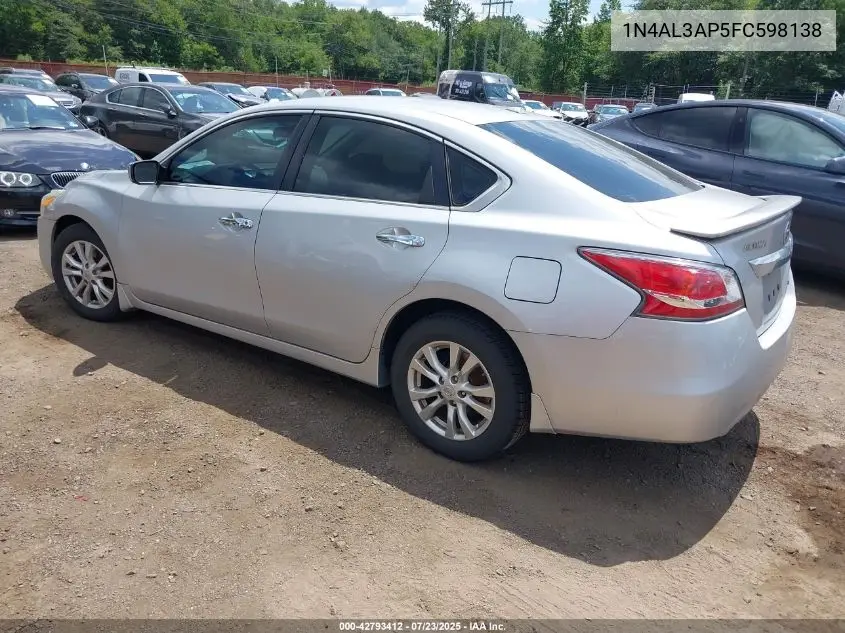 2015 Nissan Altima 2.5 S VIN: 1N4AL3AP5FC598138 Lot: 42793412