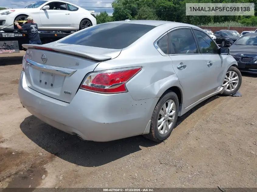 2015 Nissan Altima 2.5 S VIN: 1N4AL3AP5FC598138 Lot: 42793412