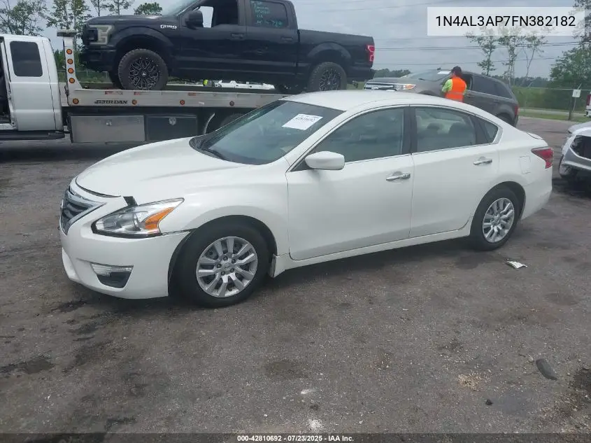 2015 Nissan Altima 2.5 S VIN: 1N4AL3AP7FN382182 Lot: 42810692