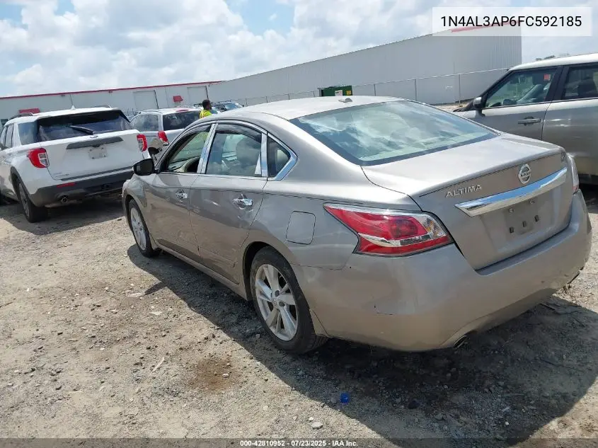 2015 Nissan Altima 2.5 Sv VIN: 1N4AL3AP6FC592185 Lot: 42810952