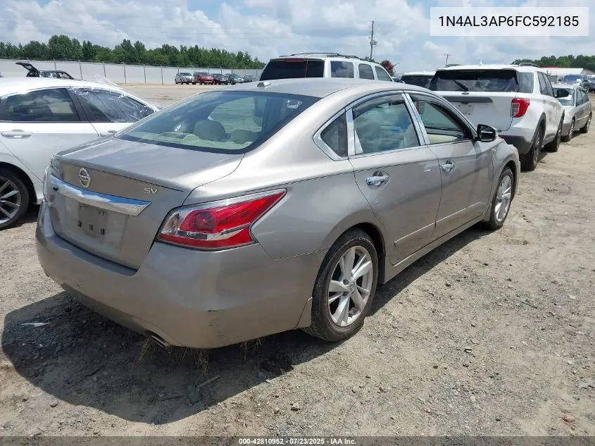 2015 Nissan Altima 2.5 Sv VIN: 1N4AL3AP6FC592185 Lot: 42810952