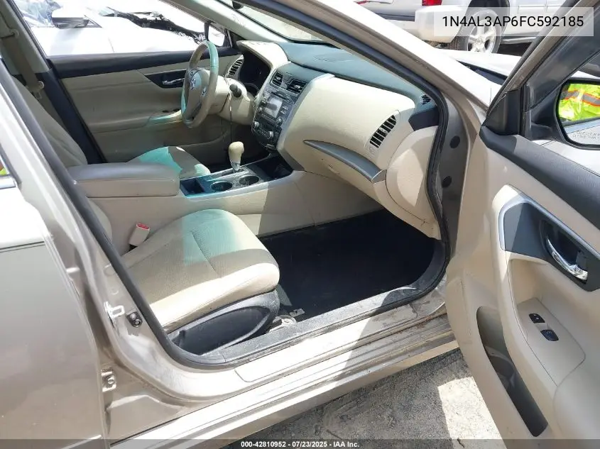 2015 Nissan Altima 2.5 Sv VIN: 1N4AL3AP6FC592185 Lot: 42810952