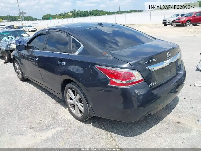 2015 Nissan Altima 2.5 Sv VIN: 1N4AL3AP4FC289244 Lot: 42817170