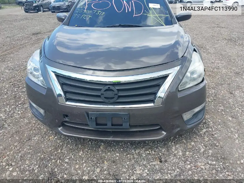 2015 Nissan Altima 2.5 S VIN: 1N4AL3AP4FC113990 Lot: 42820422