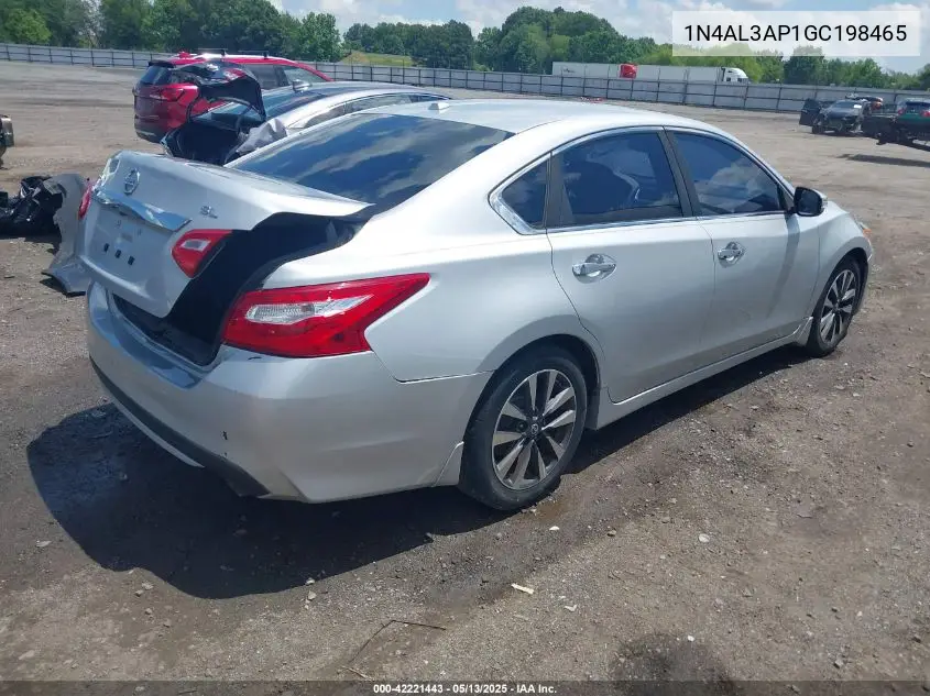 2016 Nissan Altima 2.5 Sl VIN: 1N4AL3AP1GC198465 Lot: 42221443