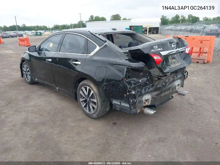 2016 Nissan Altima 2.5 Sv VIN: 1N4AL3AP1GC264139 Lot: 42259213