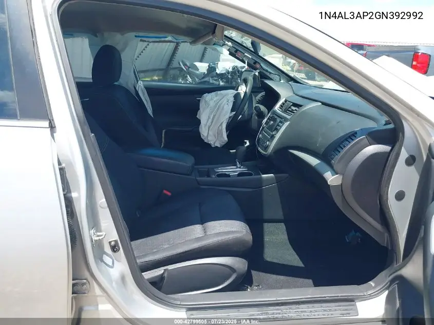 2016 Nissan Altima 2.5 S VIN: 1N4AL3AP2GN392992 Lot: 42799505