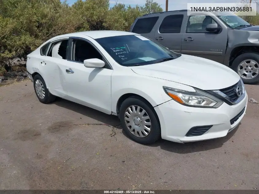 2017 Nissan Altima 2.5 S VIN: 1N4AL3AP8HN336881 Lot: 42152489