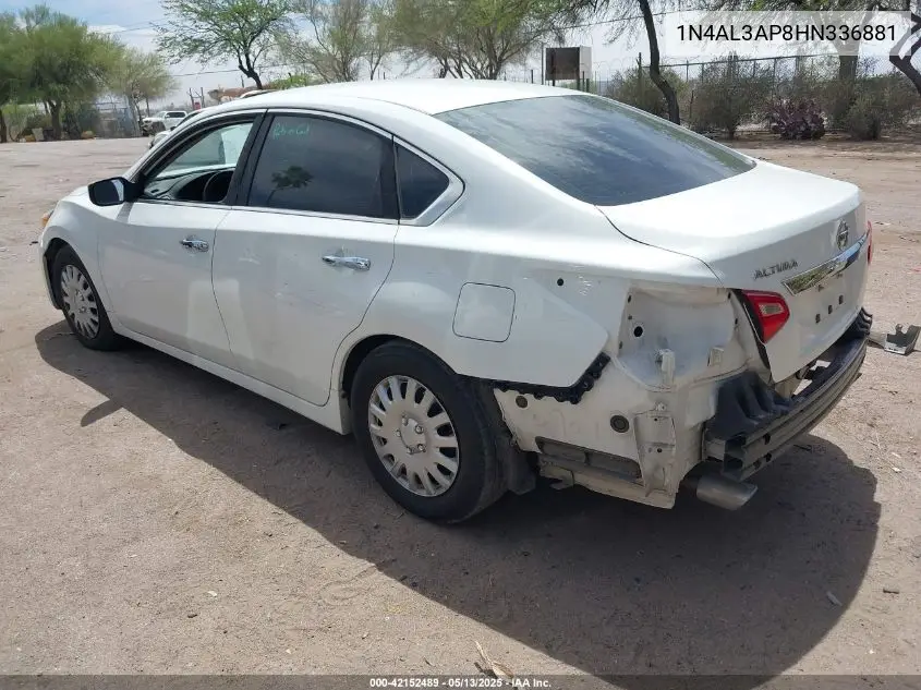 2017 Nissan Altima 2.5 S VIN: 1N4AL3AP8HN336881 Lot: 42152489