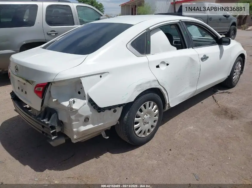2017 Nissan Altima 2.5 S VIN: 1N4AL3AP8HN336881 Lot: 42152489