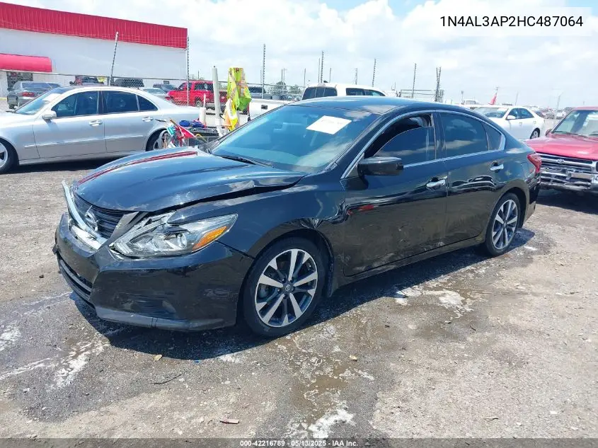 2017 Nissan Altima 2.5 Sr VIN: 1N4AL3AP2HC487064 Lot: 42216789