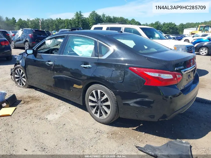 2017 Nissan Altima 2.5 Sv VIN: 1N4AL3AP9HC285709 Lot: 42769922