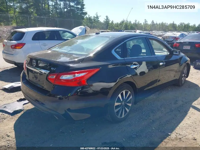 2017 Nissan Altima 2.5 Sv VIN: 1N4AL3AP9HC285709 Lot: 42769922