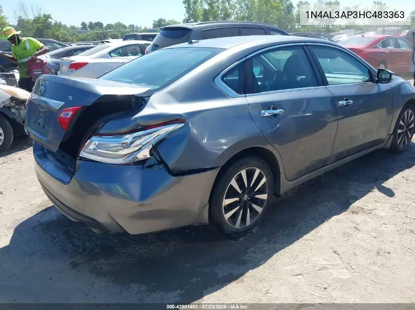 2017 Nissan Altima 2.5 Sl VIN: 1N4AL3AP3HC483363 Lot: 42801483