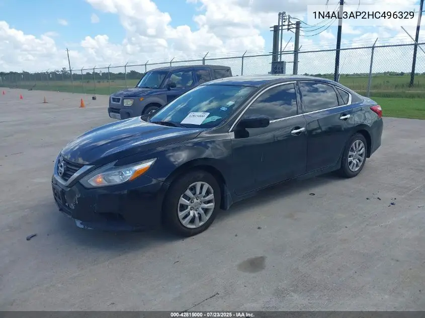 2017 Nissan Altima 2.5 S VIN: 1N4AL3AP2HC496329 Lot: 42815000