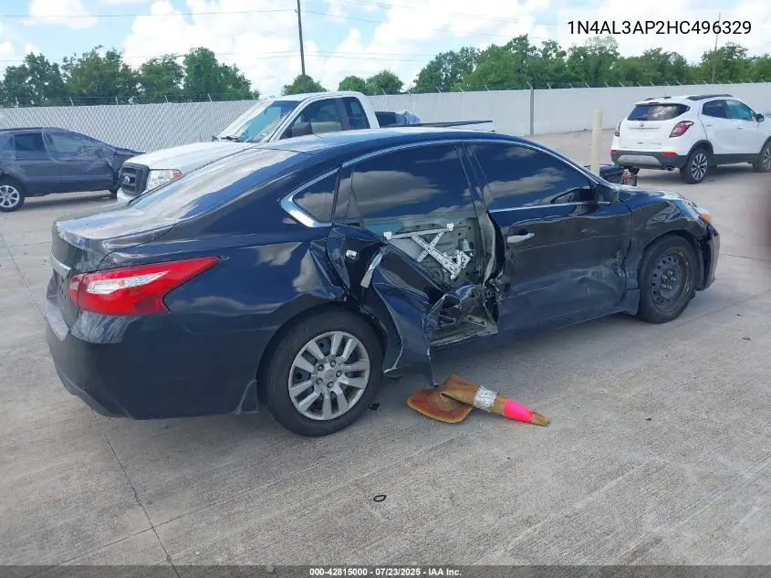 2017 Nissan Altima 2.5 S VIN: 1N4AL3AP2HC496329 Lot: 42815000