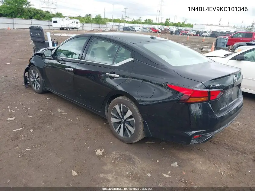 2019 Nissan Altima 2.5 Sl VIN: 1N4BL4EV9KC101346 Lot: 42230454