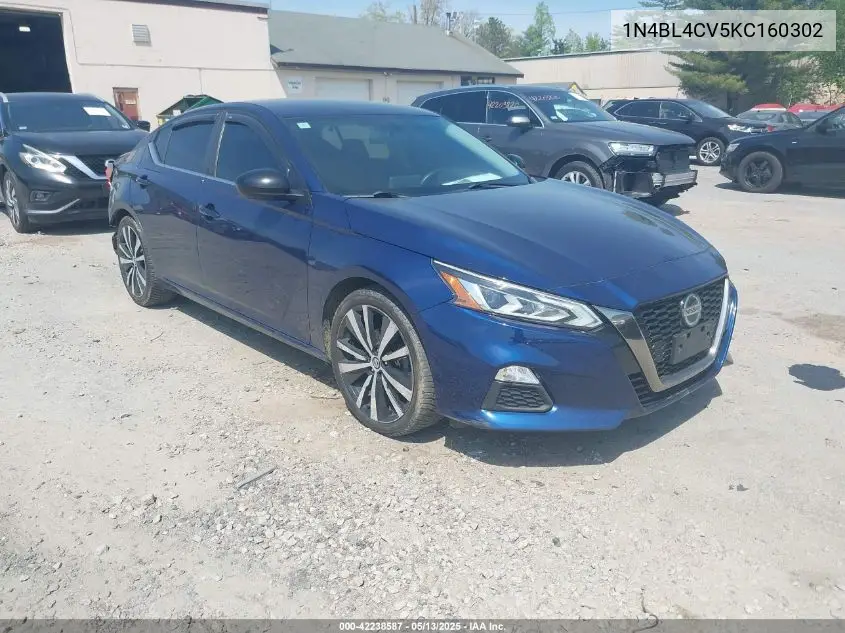 2019 Nissan Altima 2.5 Sr VIN: 1N4BL4CV5KC160302 Lot: 42238587