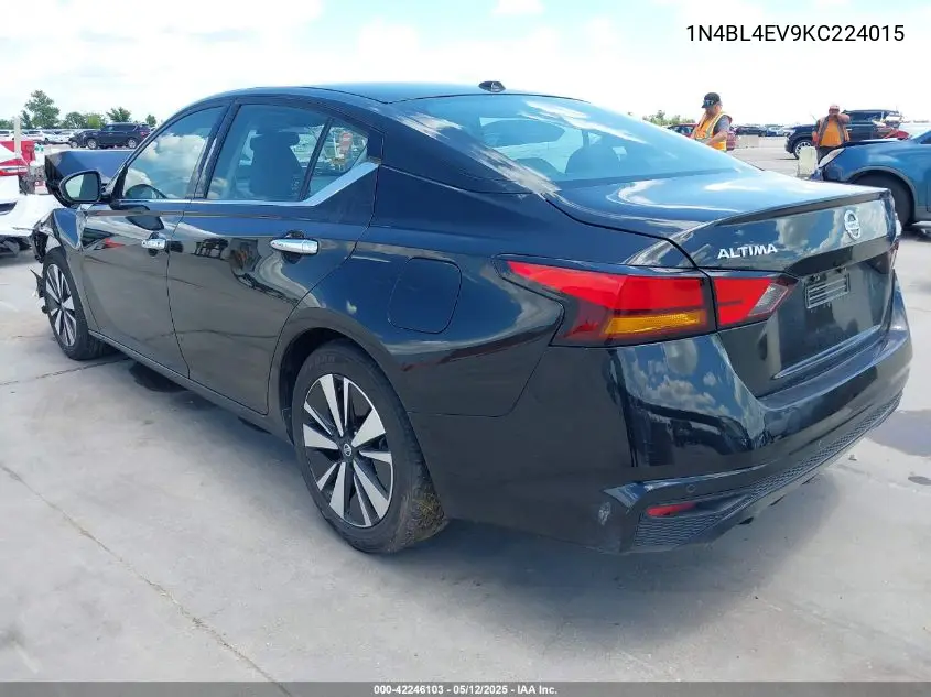2019 Nissan Altima 2.5 Sl VIN: 1N4BL4EV9KC224015 Lot: 42246103