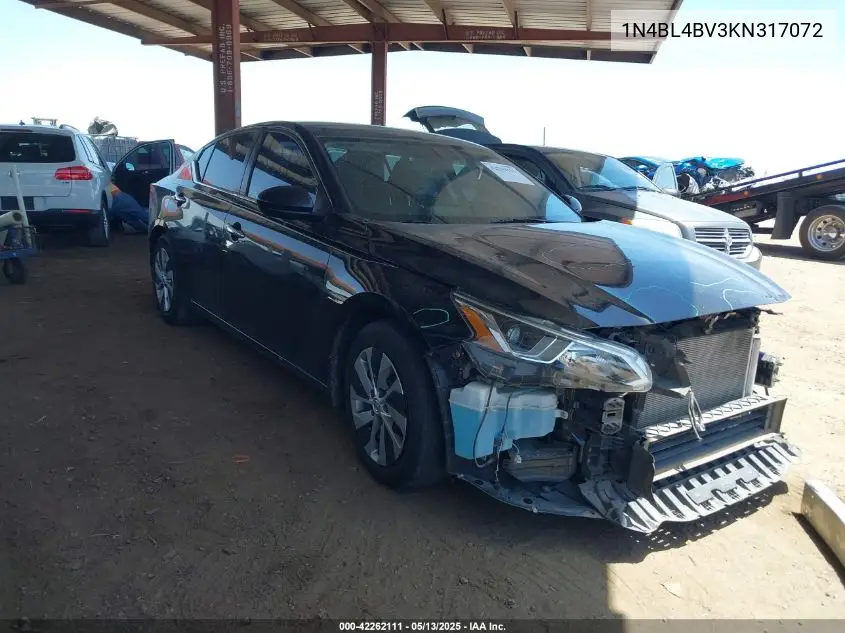 2019 Nissan Altima 2.5 S VIN: 1N4BL4BV3KN317072 Lot: 42262111