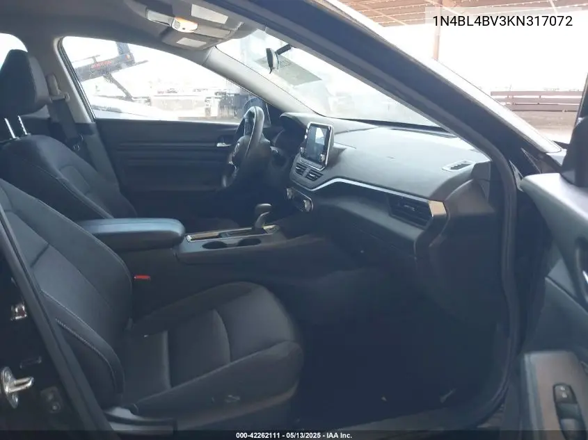 2019 Nissan Altima 2.5 S VIN: 1N4BL4BV3KN317072 Lot: 42262111