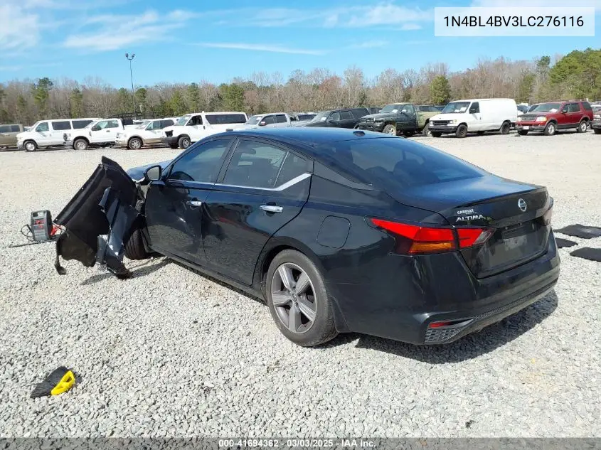 2020 Nissan Altima S Fwd VIN: 1N4BL4BV3LC276116 Lot: 41694362