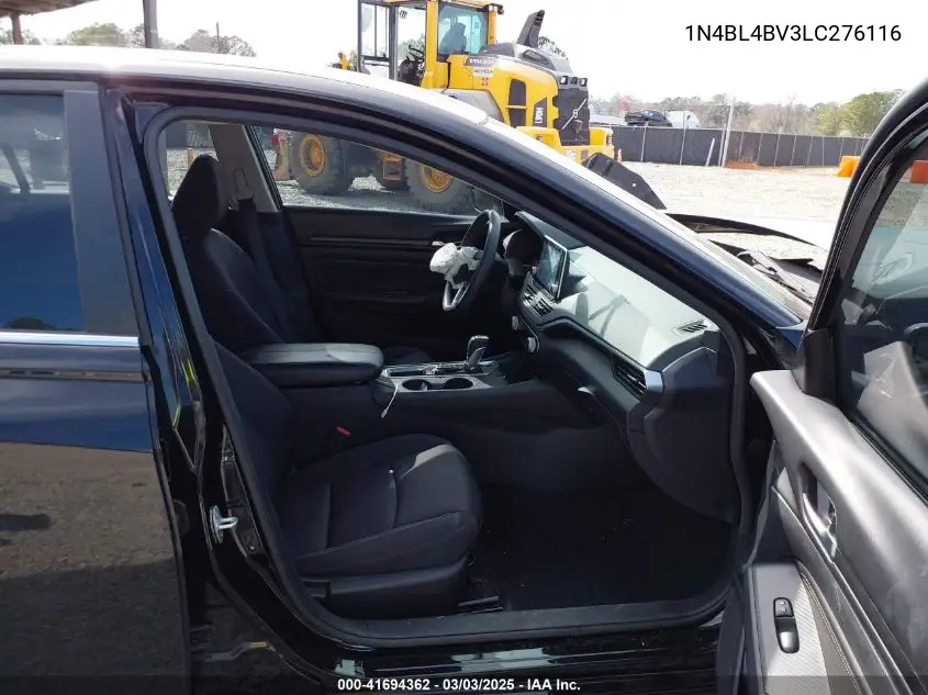 2020 Nissan Altima S Fwd VIN: 1N4BL4BV3LC276116 Lot: 41694362