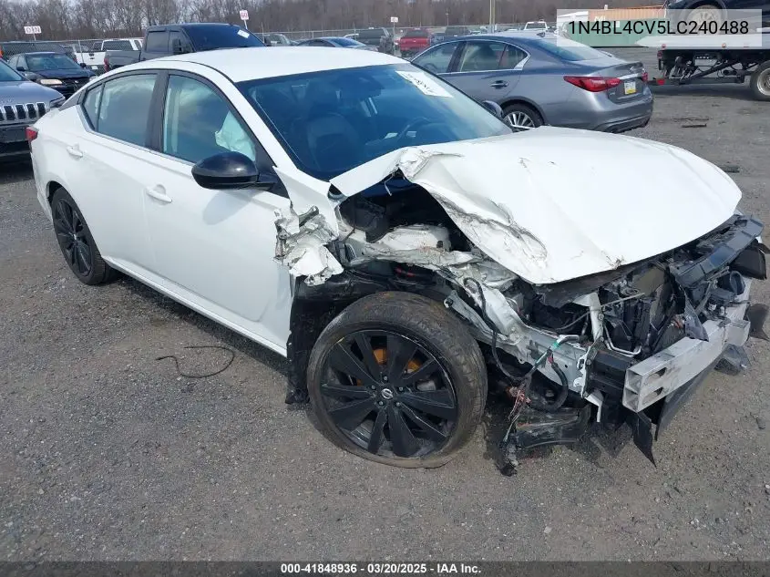 2020 Nissan Altima Sr Fwd VIN: 1N4BL4CV5LC240488 Lot: 41848936