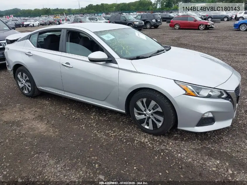 2020 Nissan Altima S Fwd VIN: 1N4BL4BV8LC180143 Lot: 42599693