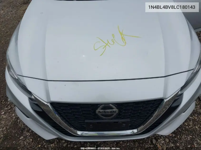 2020 Nissan Altima S Fwd VIN: 1N4BL4BV8LC180143 Lot: 42599693