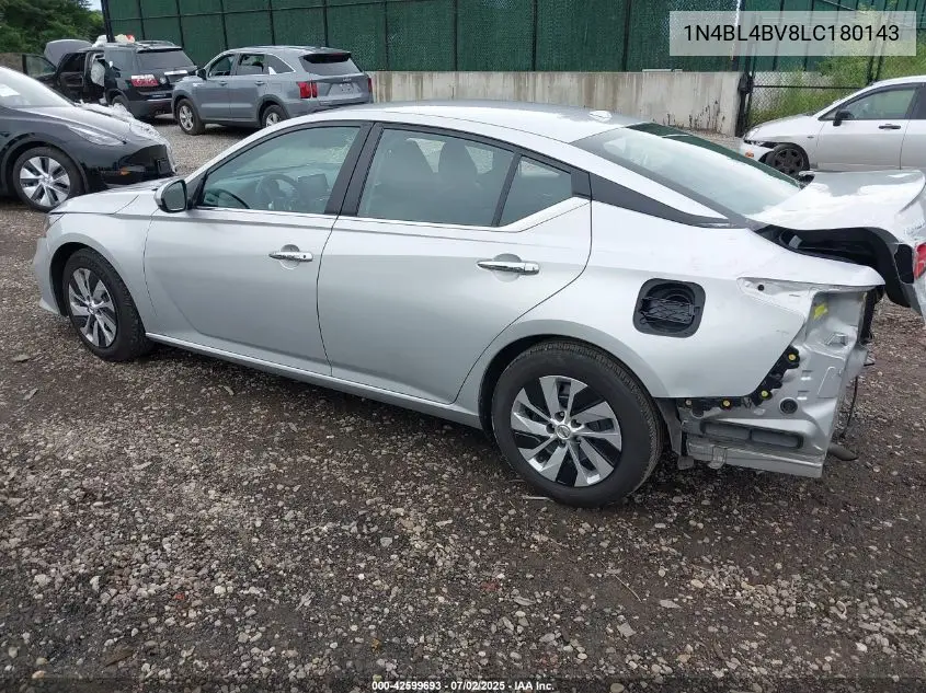 2020 Nissan Altima S Fwd VIN: 1N4BL4BV8LC180143 Lot: 42599693