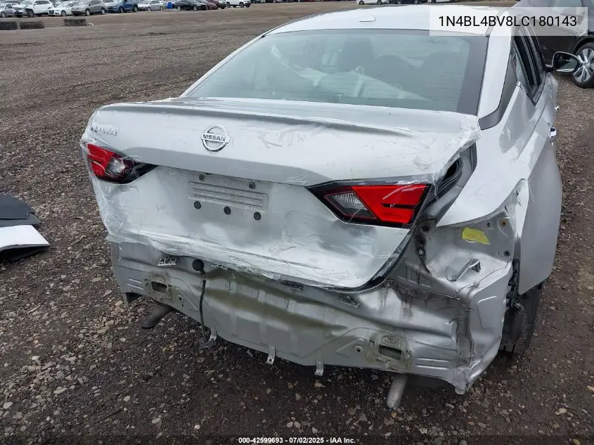 2020 Nissan Altima S Fwd VIN: 1N4BL4BV8LC180143 Lot: 42599693