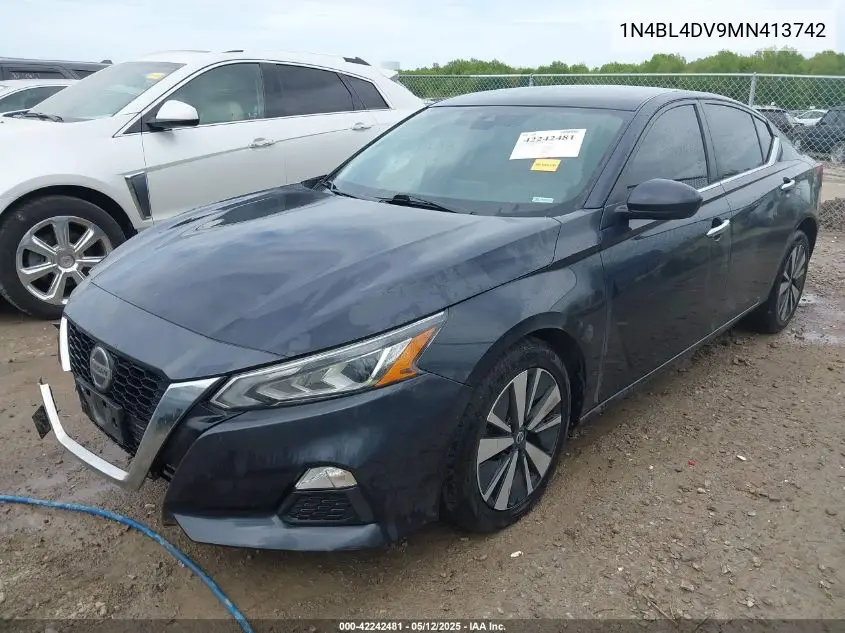 2021 Nissan Altima Sv Fwd VIN: 1N4BL4DV9MN413742 Lot: 42242481
