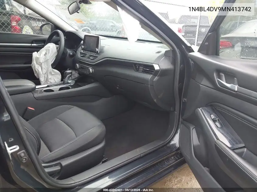2021 Nissan Altima Sv Fwd VIN: 1N4BL4DV9MN413742 Lot: 42242481