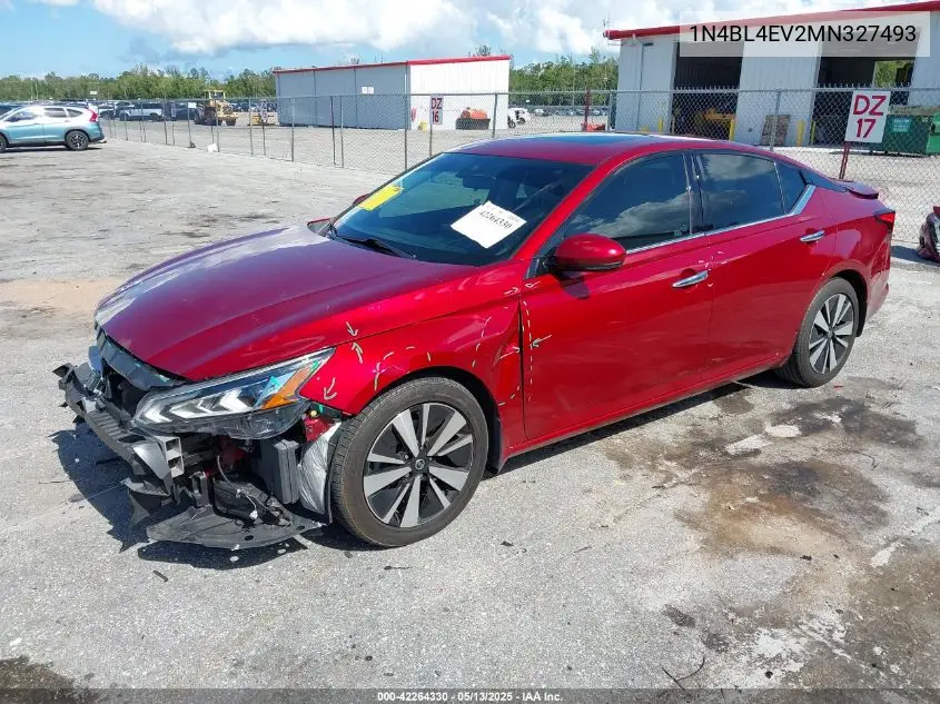 2021 Nissan Altima Sl Fwd VIN: 1N4BL4EV2MN327493 Lot: 42264330