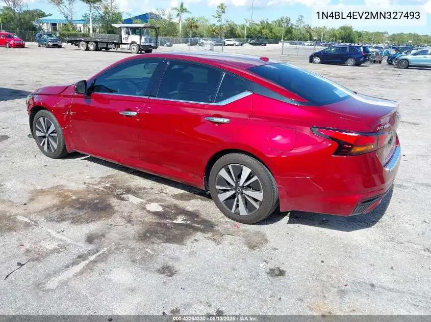 2021 Nissan Altima Sl Fwd VIN: 1N4BL4EV2MN327493 Lot: 42264330