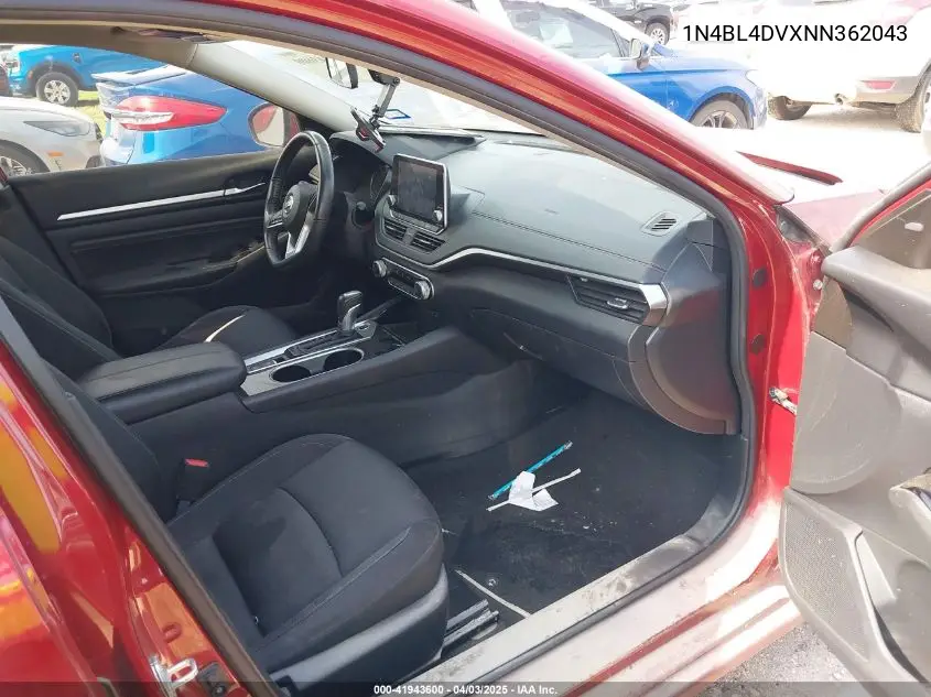 2022 Nissan Altima Sv Fwd VIN: 1N4BL4DVXNN362043 Lot: 41943600