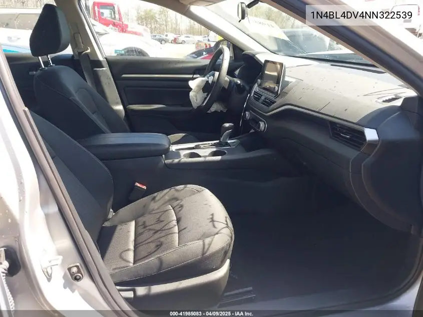 2022 Nissan Altima Sv Fwd VIN: 1N4BL4DV4NN322539 Lot: 41985083