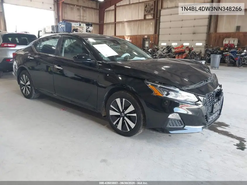 2022 Nissan Altima Sv Intelligent Awd VIN: 1N4BL4DW3NN348266 Lot: 42603883
