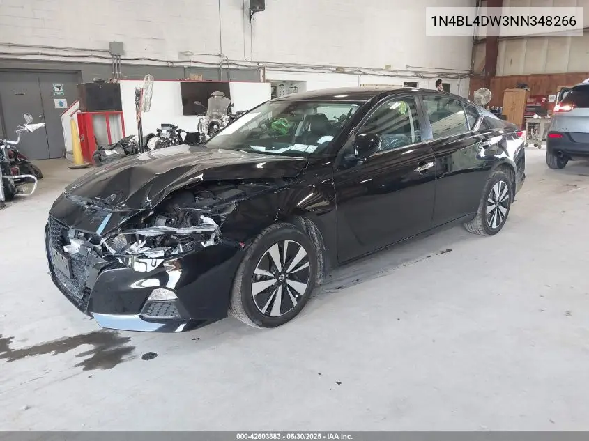 2022 Nissan Altima Sv Intelligent Awd VIN: 1N4BL4DW3NN348266 Lot: 42603883